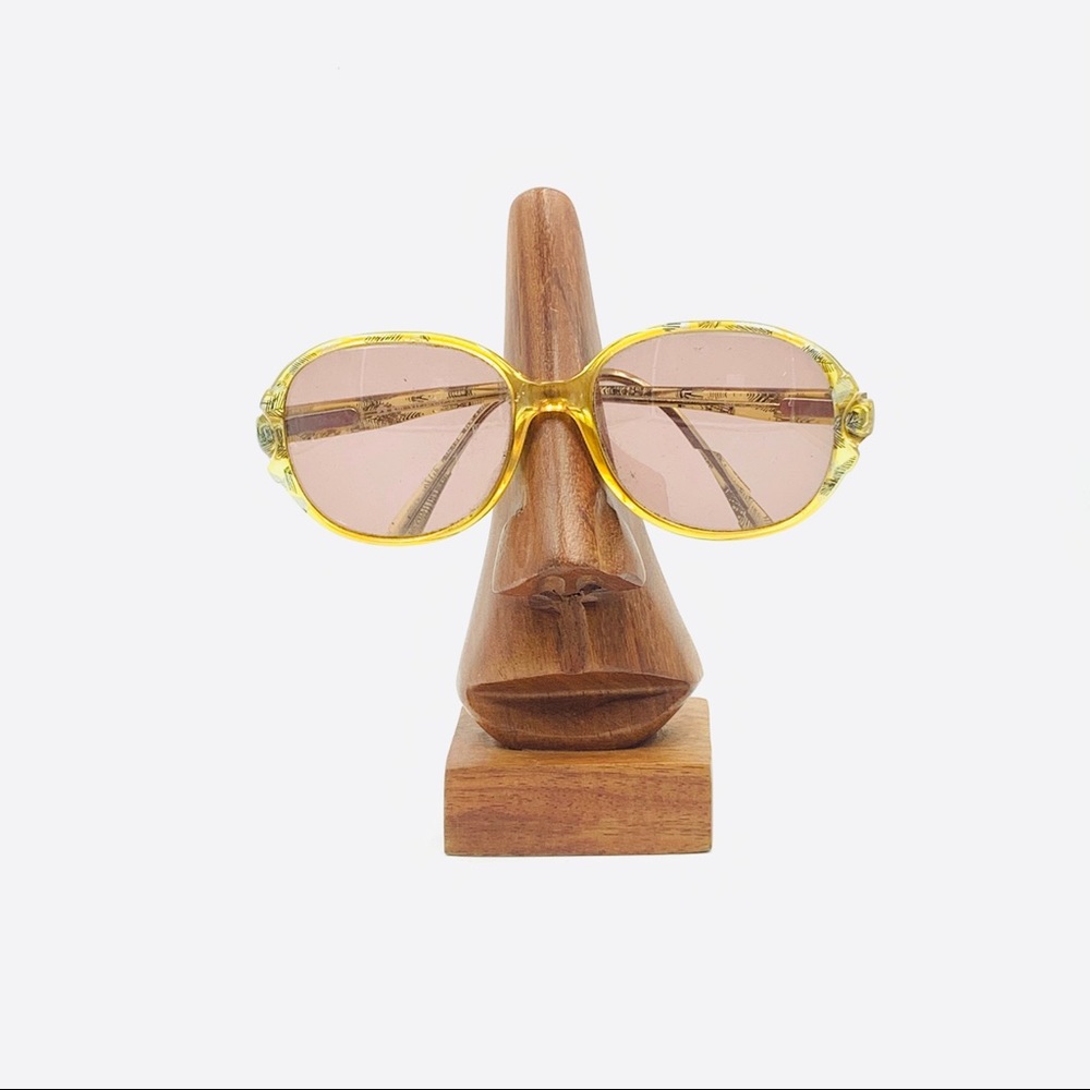 Vintage Viennaline Yellow Oval Sunglasses Frames